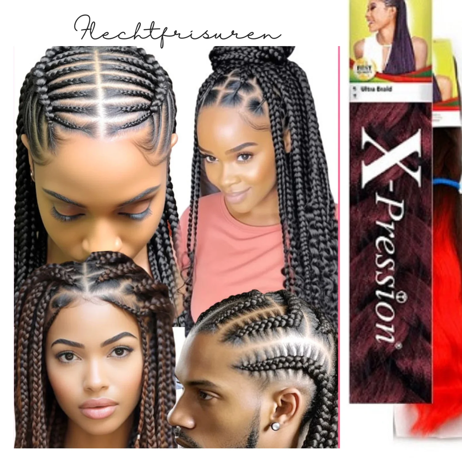 Fantas Afro corner - Flechtfrisuren Flyer